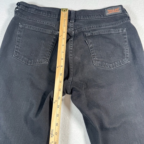 Levis Jeans Womens 10 Black 515 Bootcut Mid Rise Stretch - Picture 10 of 13